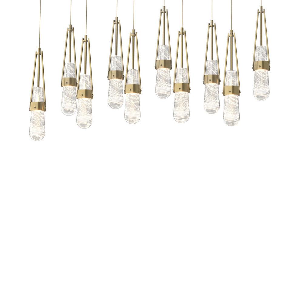 Hubbardton Forge - LED Pendant - Link - Modern Brass- Union Lighting Luminaires Decor