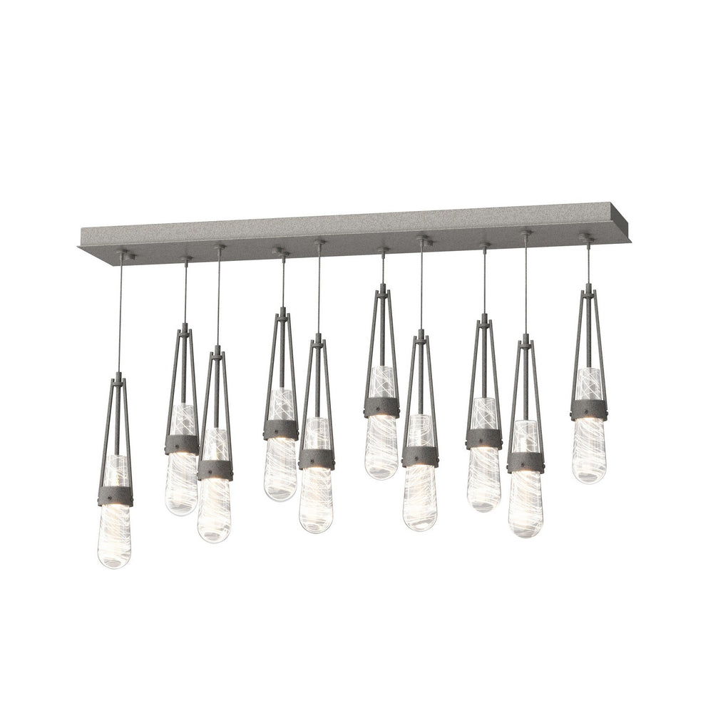Hubbardton Forge - LED Pendant - Link - Natural Iron- Union Lighting Luminaires Decor