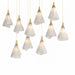 Hubbardton Forge - LED Pendant - Mobius - Modern Brass- Union Lighting Luminaires Decor