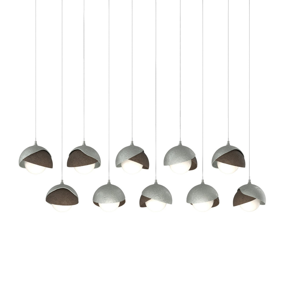 Hubbardton Forge - LED Pendant - Brooklyn - Vintage Platinum- Union Lighting Luminaires Decor