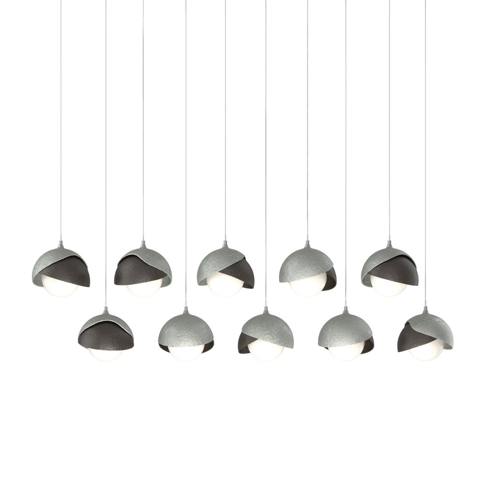 Hubbardton Forge - LED Pendant - Brooklyn - Vintage Platinum- Union Lighting Luminaires Decor