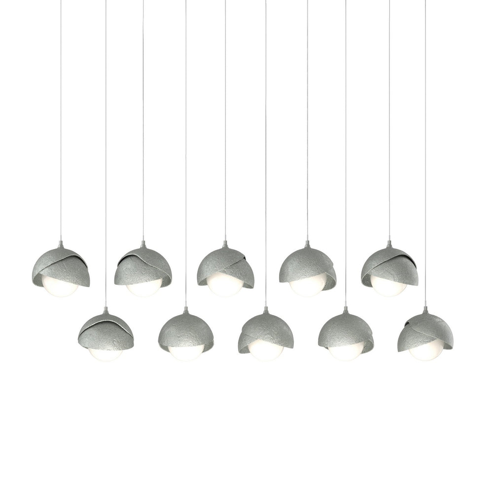 Hubbardton Forge - LED Pendant - Brooklyn - Vintage Platinum- Union Lighting Luminaires Decor