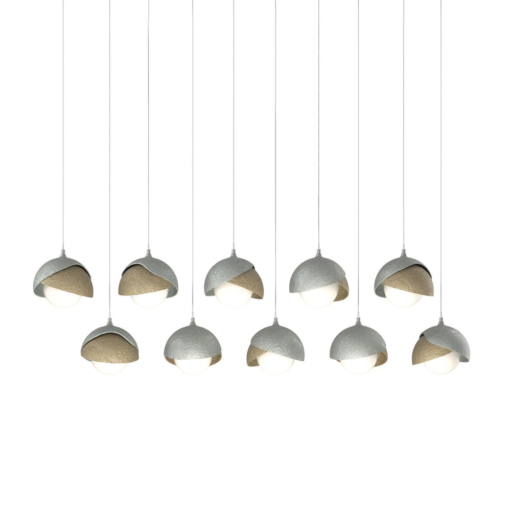 Hubbardton Forge - LED Pendant - Brooklyn - Vintage Platinum- Union Lighting Luminaires Decor