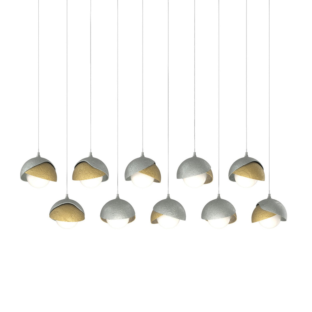Hubbardton Forge - LED Pendant - Brooklyn - Vintage Platinum- Union Lighting Luminaires Decor