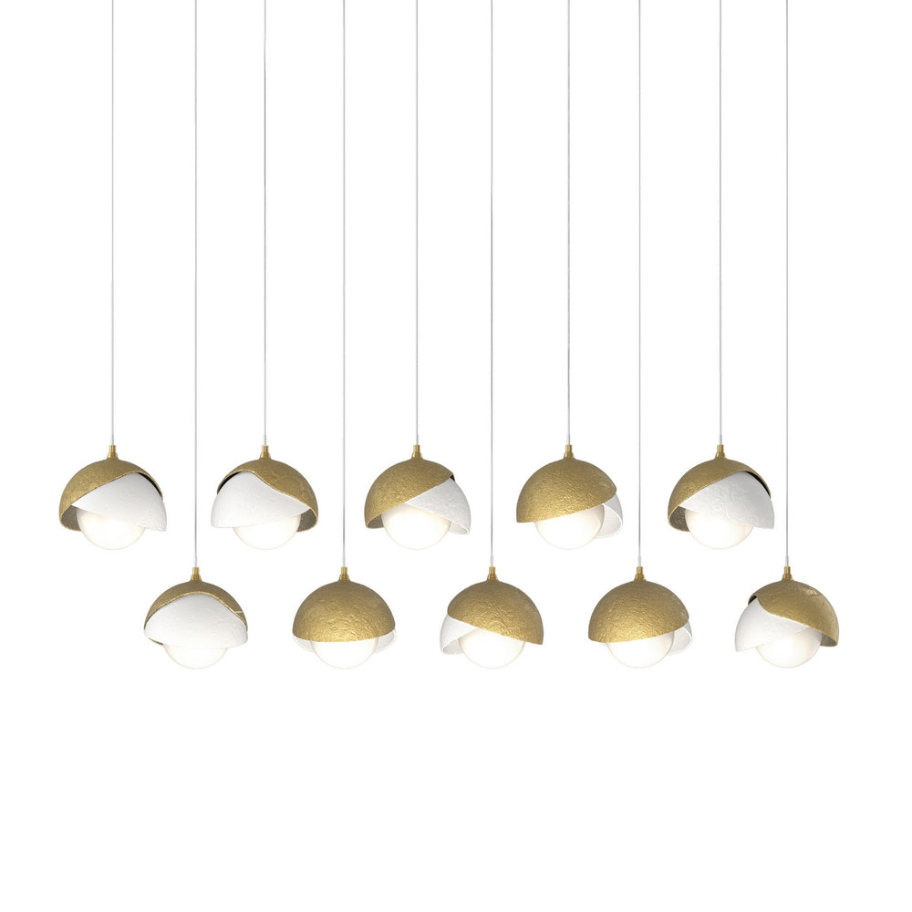 Hubbardton Forge - LED Pendant - Brooklyn - Modern Brass- Union Lighting Luminaires Decor
