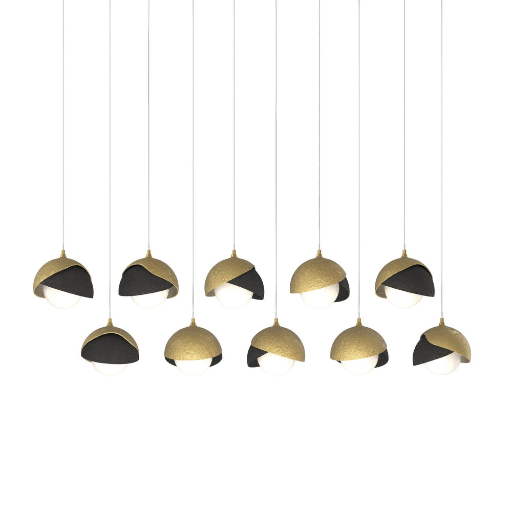 Hubbardton Forge - LED Pendant - Brooklyn - Modern Brass- Union Lighting Luminaires Decor