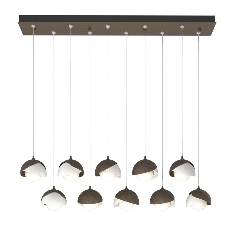Hubbardton Forge - LED Pendant - Brooklyn - Bronze- Union Lighting Luminaires Decor