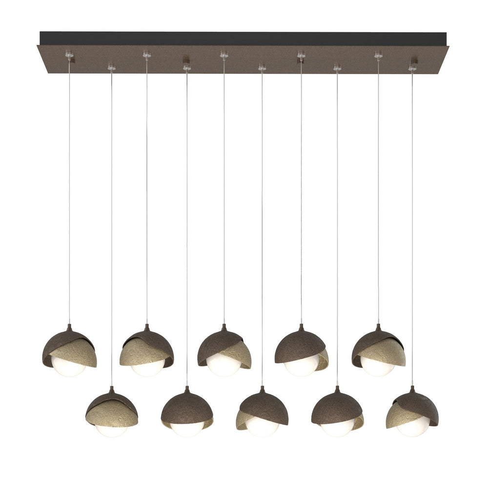 Hubbardton Forge - LED Pendant - Brooklyn - Bronze- Union Lighting Luminaires Decor