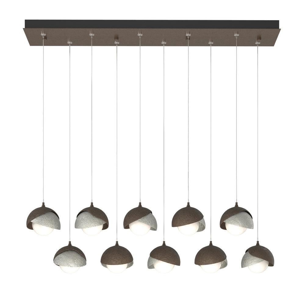 Hubbardton Forge - LED Pendant - Brooklyn - Bronze- Union Lighting Luminaires Decor