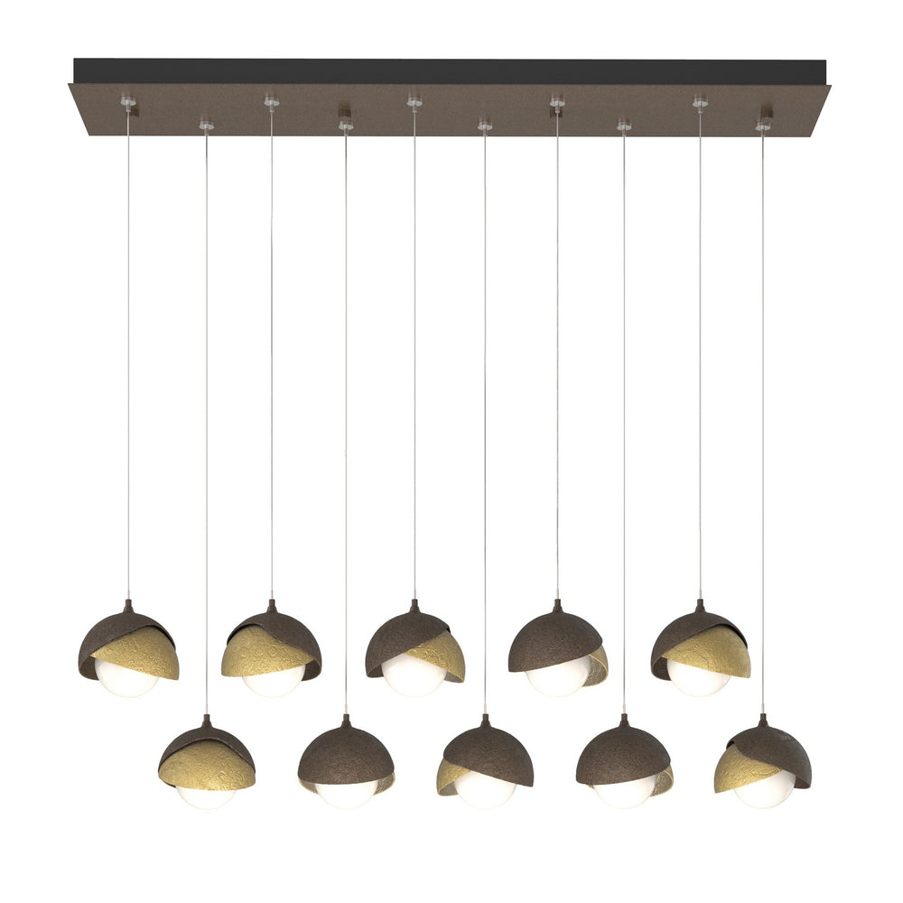 Hubbardton Forge - LED Pendant - Brooklyn - Bronze- Union Lighting Luminaires Decor