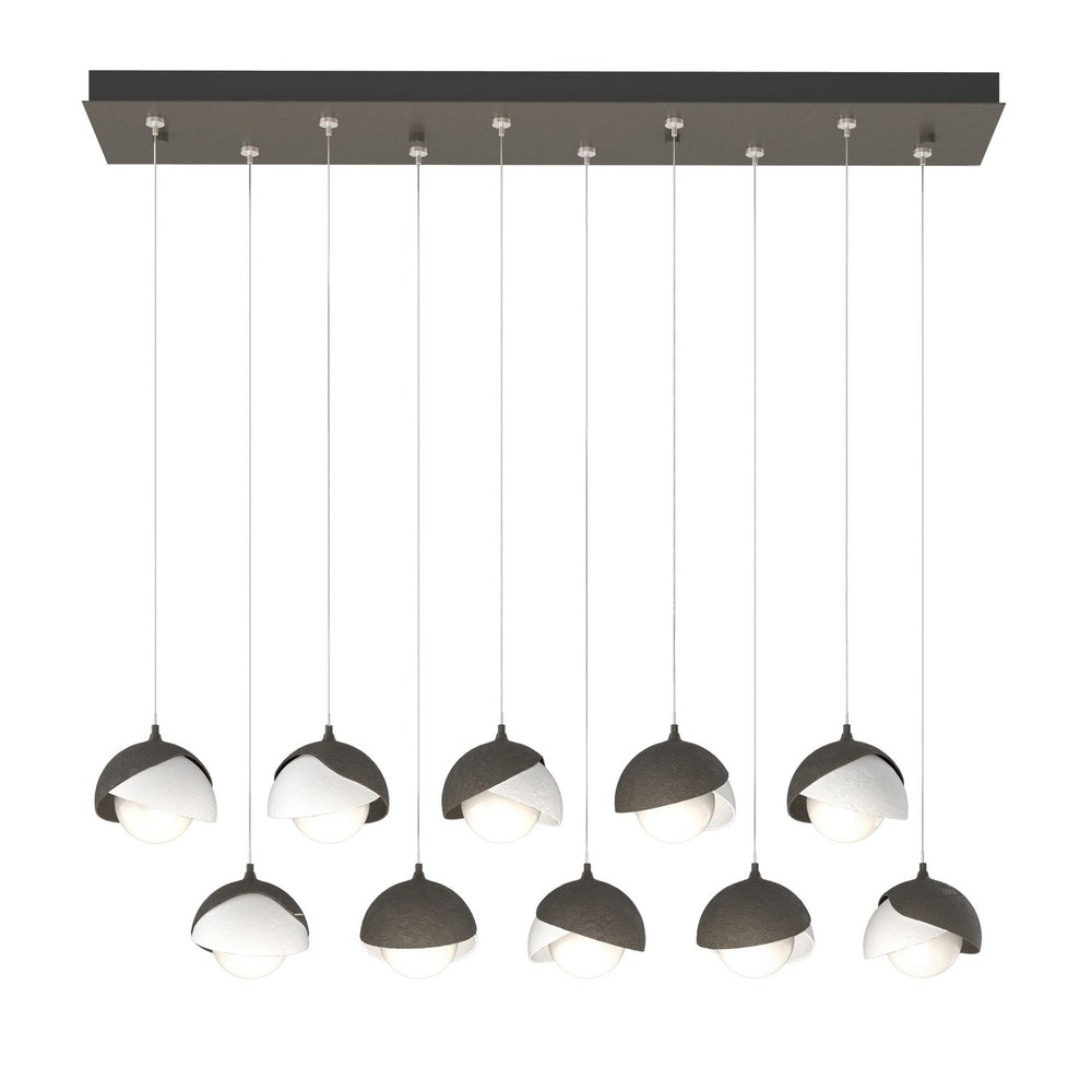 Hubbardton Forge - LED Pendant - Brooklyn - Dark Smoke- Union Lighting Luminaires Decor