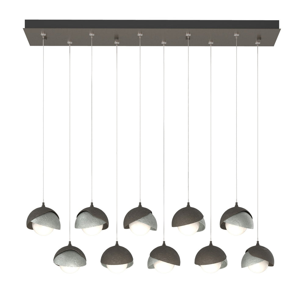 Hubbardton Forge - LED Pendant - Brooklyn - Dark Smoke- Union Lighting Luminaires Decor