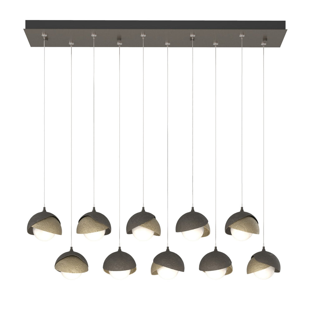 Hubbardton Forge - LED Pendant - Brooklyn - Dark Smoke- Union Lighting Luminaires Decor