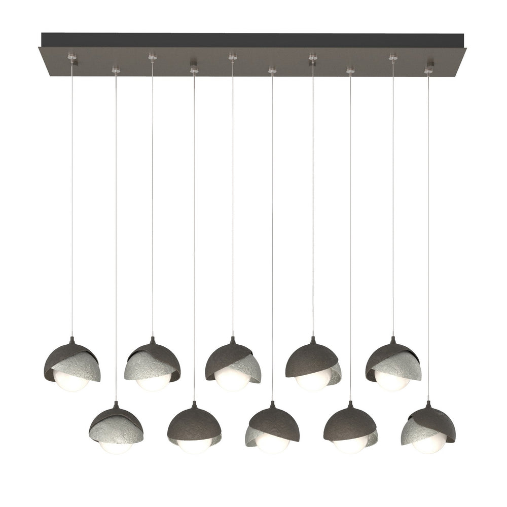 Hubbardton Forge - LED Pendant - Brooklyn - Dark Smoke- Union Lighting Luminaires Decor