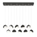 Hubbardton Forge - LED Pendant - Brooklyn - Black- Union Lighting Luminaires Decor