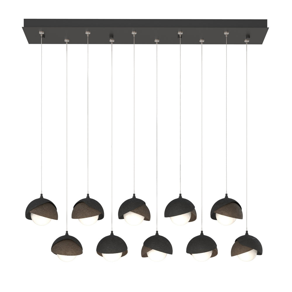 Hubbardton Forge - LED Pendant - Brooklyn - Black- Union Lighting Luminaires Decor