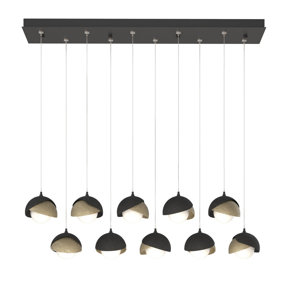 Hubbardton Forge - LED Pendant - Brooklyn - Black- Union Lighting Luminaires Decor