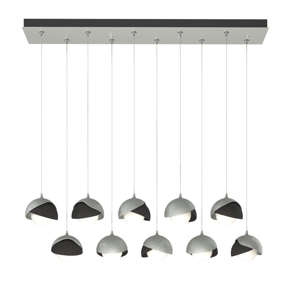 Hubbardton Forge - LED Pendant - Brooklyn - Vintage Platinum- Union Lighting Luminaires Decor
