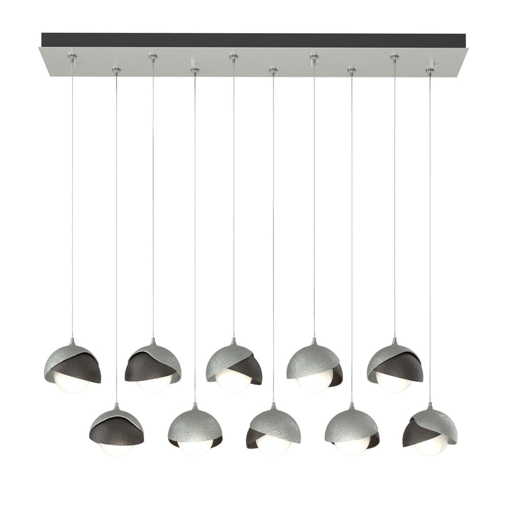 Hubbardton Forge - LED Pendant - Brooklyn - Vintage Platinum- Union Lighting Luminaires Decor
