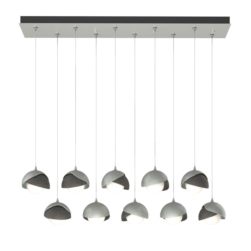 Hubbardton Forge - LED Pendant - Brooklyn - Vintage Platinum- Union Lighting Luminaires Decor