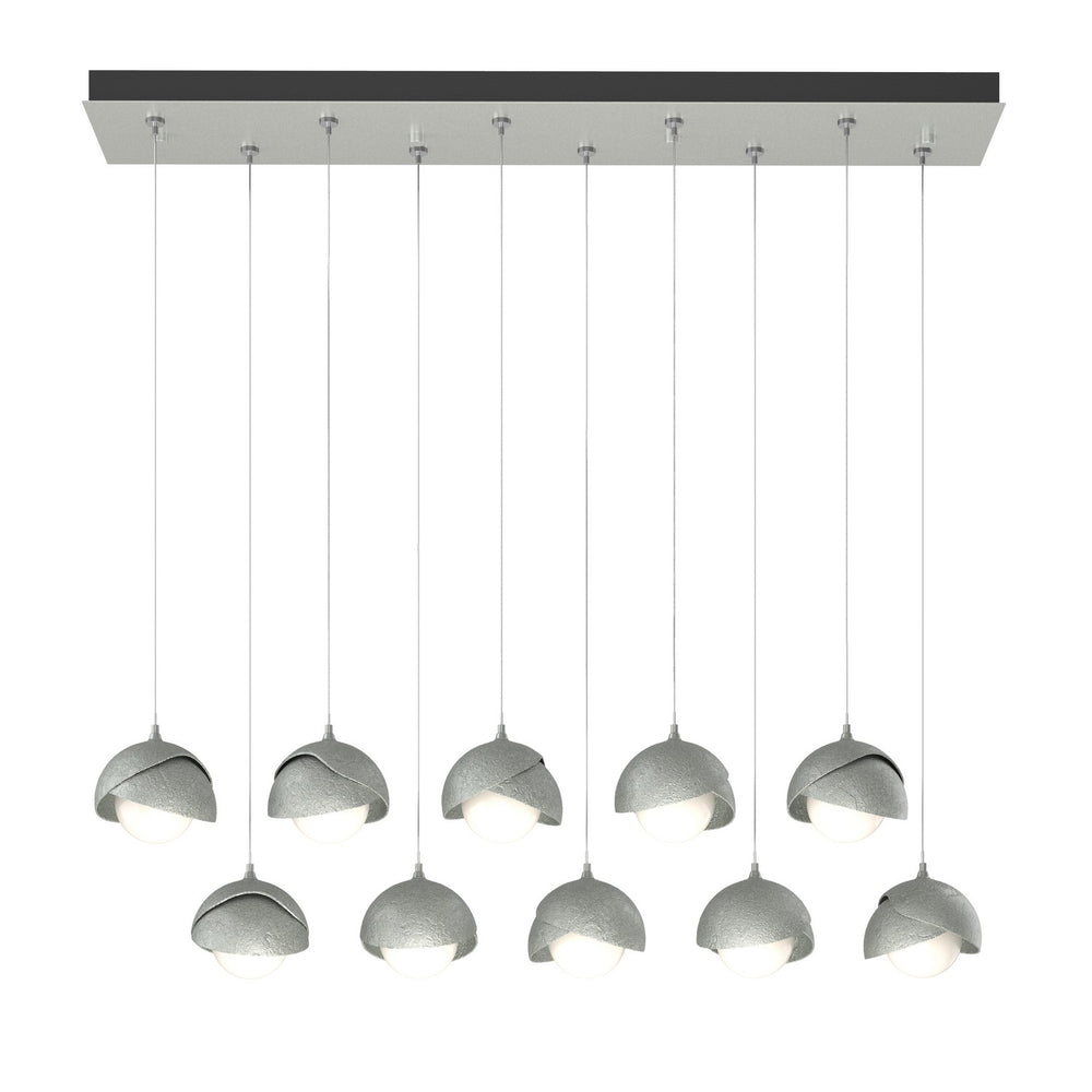 Hubbardton Forge - LED Pendant - Brooklyn - Vintage Platinum- Union Lighting Luminaires Decor