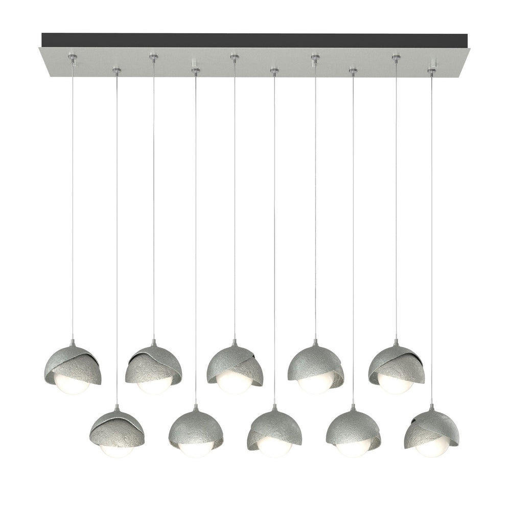 Hubbardton Forge - LED Pendant - Brooklyn - Vintage Platinum- Union Lighting Luminaires Decor
