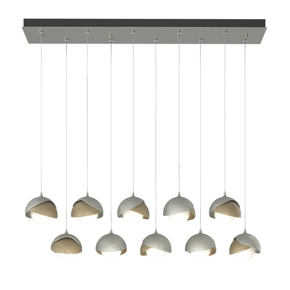 Hubbardton Forge - LED Pendant - Brooklyn - Sterling- Union Lighting Luminaires Decor