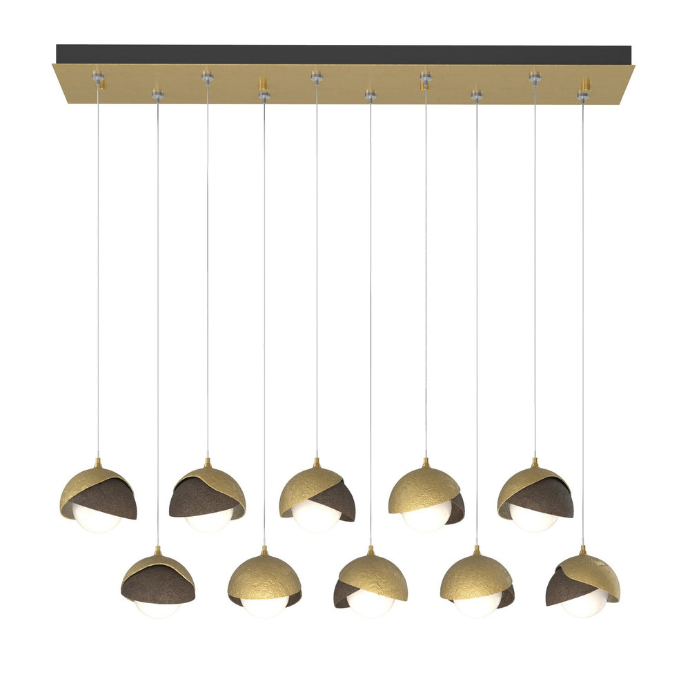 Hubbardton Forge - LED Pendant - Brooklyn - Modern Brass- Union Lighting Luminaires Decor