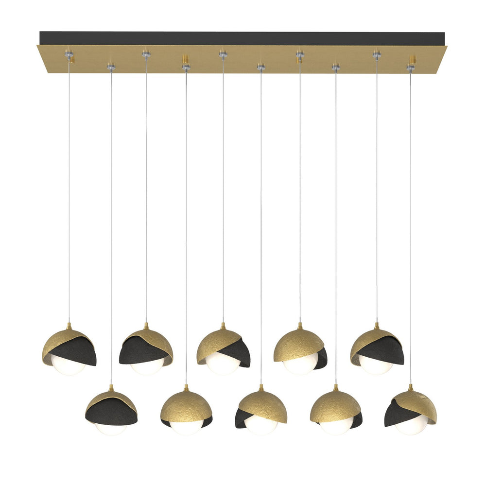 Hubbardton Forge - LED Pendant - Brooklyn - Modern Brass- Union Lighting Luminaires Decor
