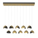 Hubbardton Forge - LED Pendant - Brooklyn - Modern Brass- Union Lighting Luminaires Decor