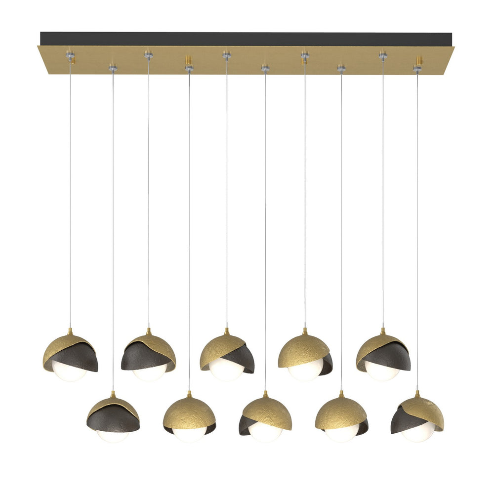 Hubbardton Forge - LED Pendant - Brooklyn - Modern Brass- Union Lighting Luminaires Decor
