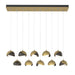 Hubbardton Forge - LED Pendant - Brooklyn - Modern Brass- Union Lighting Luminaires Decor