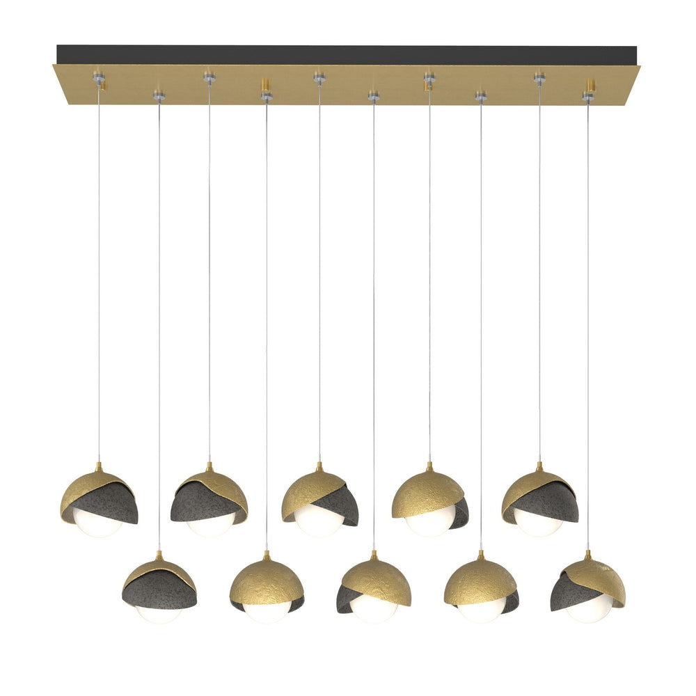Hubbardton Forge - LED Pendant - Brooklyn - Modern Brass- Union Lighting Luminaires Decor