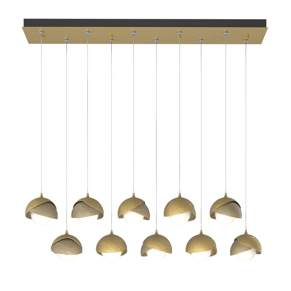 Hubbardton Forge - LED Pendant - Brooklyn - Modern Brass- Union Lighting Luminaires Decor