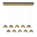 Hubbardton Forge - LED Pendant - Brooklyn - Modern Brass- Union Lighting Luminaires Decor