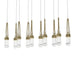 Hubbardton Forge - LED Pendant - Link - Modern Brass- Union Lighting Luminaires Decor