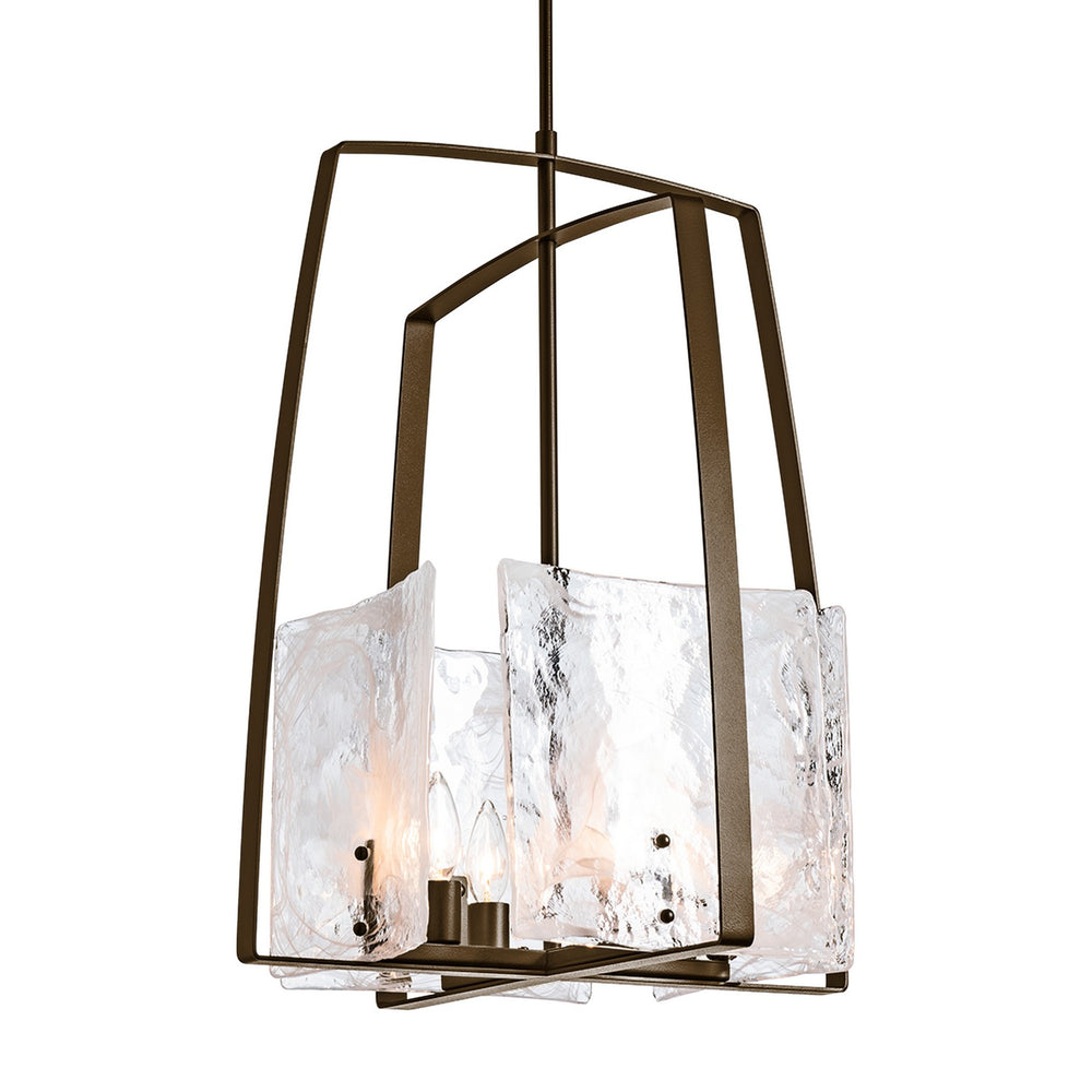 Hubbardton Forge - Four Light Pendant - Arc - Bronze- Union Lighting Luminaires Decor