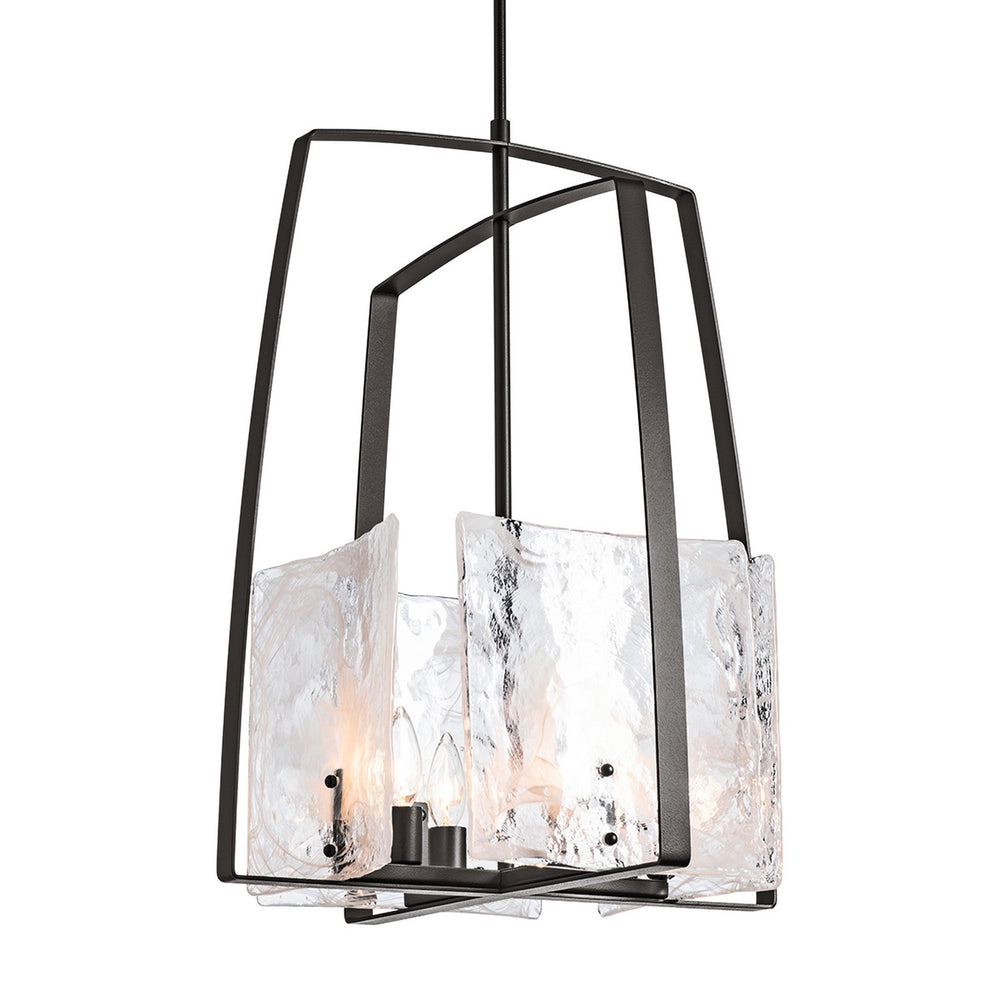 Hubbardton Forge - Four Light Pendant - Arc - Dark Smoke- Union Lighting Luminaires Decor