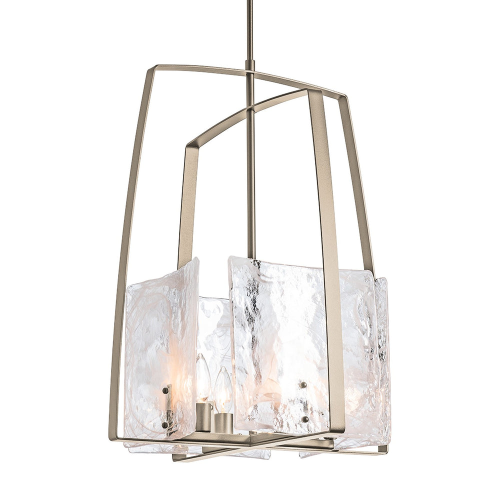 Hubbardton Forge - Four Light Pendant - Arc - Soft Gold- Union Lighting Luminaires Decor