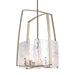 Hubbardton Forge - Four Light Pendant - Arc - Soft Gold- Union Lighting Luminaires Decor