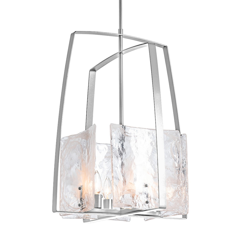 Hubbardton Forge - Four Light Pendant - Arc - Sterling- Union Lighting Luminaires Decor