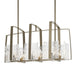 Hubbardton Forge - Eight Light Linear Pendant - Arc - Soft Gold- Union Lighting Luminaires Decor
