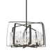 Hubbardton Forge - Eight Light Pendant - Arc - Natural Iron- Union Lighting Luminaires Decor