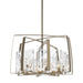 Hubbardton Forge - Eight Light Pendant - Arc - Soft Gold- Union Lighting Luminaires Decor