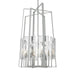 Hubbardton Forge - Eight Light Pendant - Arc - Vintage Platinum- Union Lighting Luminaires Decor
