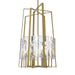 Hubbardton Forge - Eight Light Pendant - Arc - Modern Brass- Union Lighting Luminaires Decor