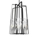 Hubbardton Forge - Eight Light Pendant - Arc - Ink- Union Lighting Luminaires Decor