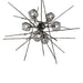 Hubbardton Forge - Six Light Pendant - Griffin - Oil Rubbed Bronze- Union Lighting Luminaires Decor