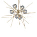 Hubbardton Forge - Six Light Pendant - Griffin - Modern Brass- Union Lighting Luminaires Decor