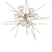 Hubbardton Forge - Six Light Pendant - Griffin - Modern Brass- Union Lighting Luminaires Decor